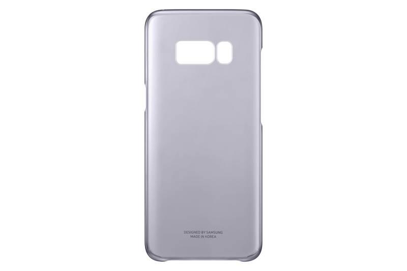 Kryt na mobil Samsung Clear Cover pro Galaxy S8 fialový