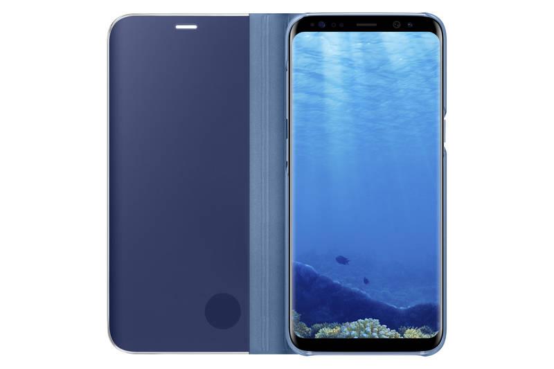 Pouzdro na mobil flipové Samsung Clear View pro Galaxy S8 modré, Pouzdro, na, mobil, flipové, Samsung, Clear, View, pro, Galaxy, S8, modré