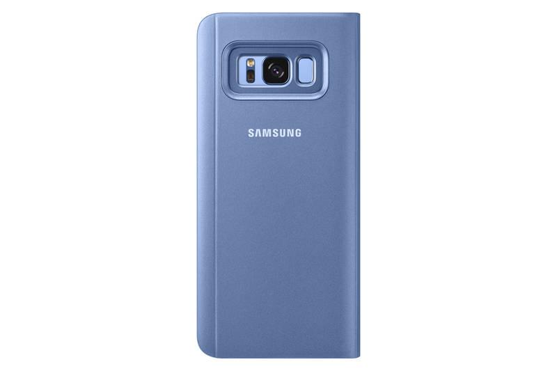 Pouzdro na mobil flipové Samsung Clear View pro Galaxy S8 modré