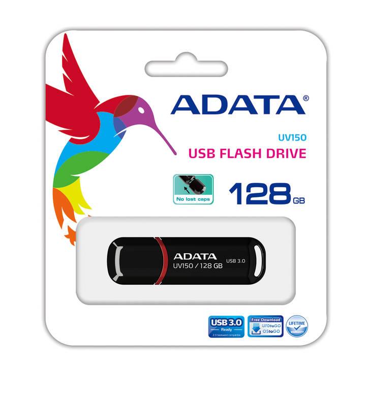 USB Flash ADATA UV150 128GB černý