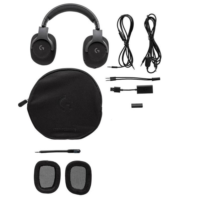 Headset Logitech Gaming G433 7.1 Surround černý, Headset, Logitech, Gaming, G433, 7.1, Surround, černý