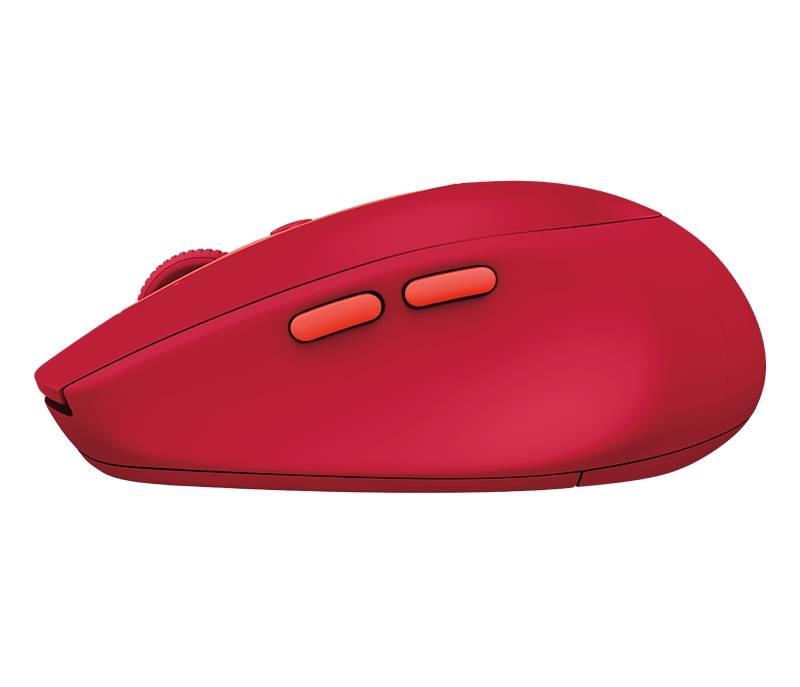 Myš Logitech M590 Silent červená, Myš, Logitech, M590, Silent, červená