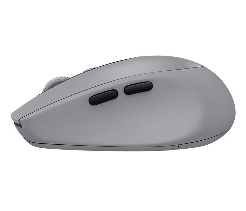 Myš Logitech M590 Silent - mid gray, Myš, Logitech, M590, Silent, mid, gray