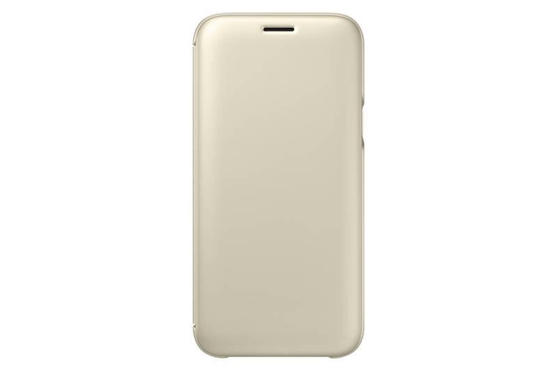 Pouzdro na mobil flipové Samsung Wallet Cover pro J5 2017 zlaté, Pouzdro, na, mobil, flipové, Samsung, Wallet, Cover, pro, J5, 2017, zlaté