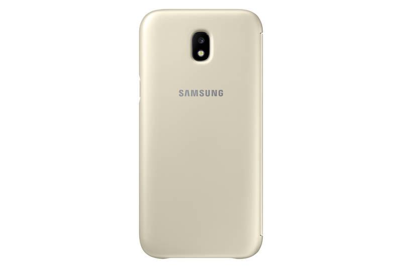 Pouzdro na mobil flipové Samsung Wallet Cover pro J5 2017 zlaté, Pouzdro, na, mobil, flipové, Samsung, Wallet, Cover, pro, J5, 2017, zlaté