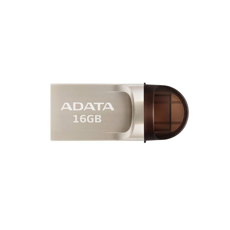 USB Flash ADATA UC370 16GB OTG USB-C USB 3.1 zlatý