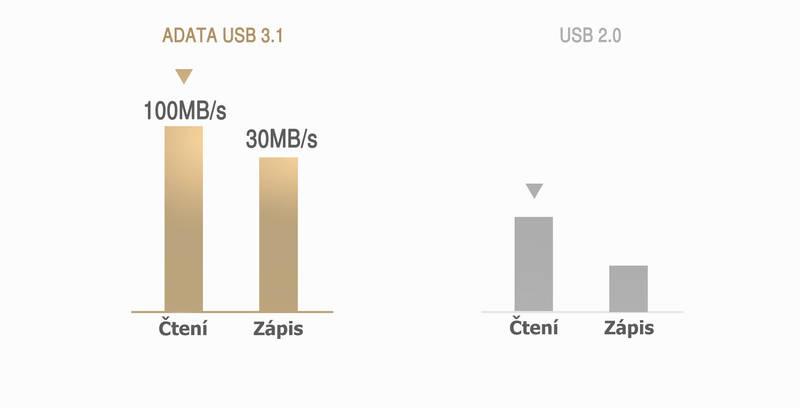 USB Flash ADATA UV310 16GB kovový