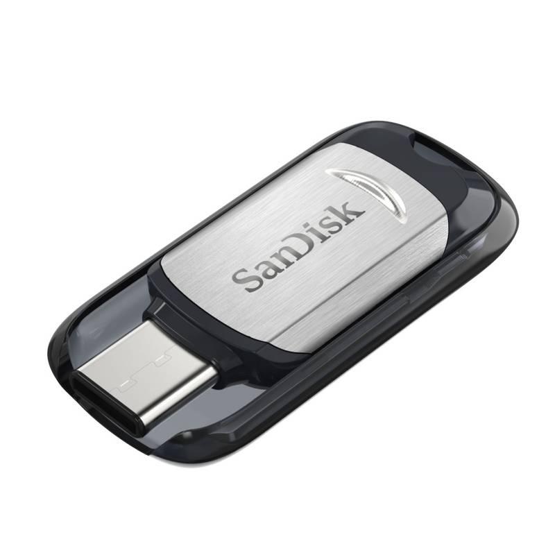 USB Flash Sandisk Ultra 128GB černý stříbrný, USB, Flash, Sandisk, Ultra, 128GB, černý, stříbrný