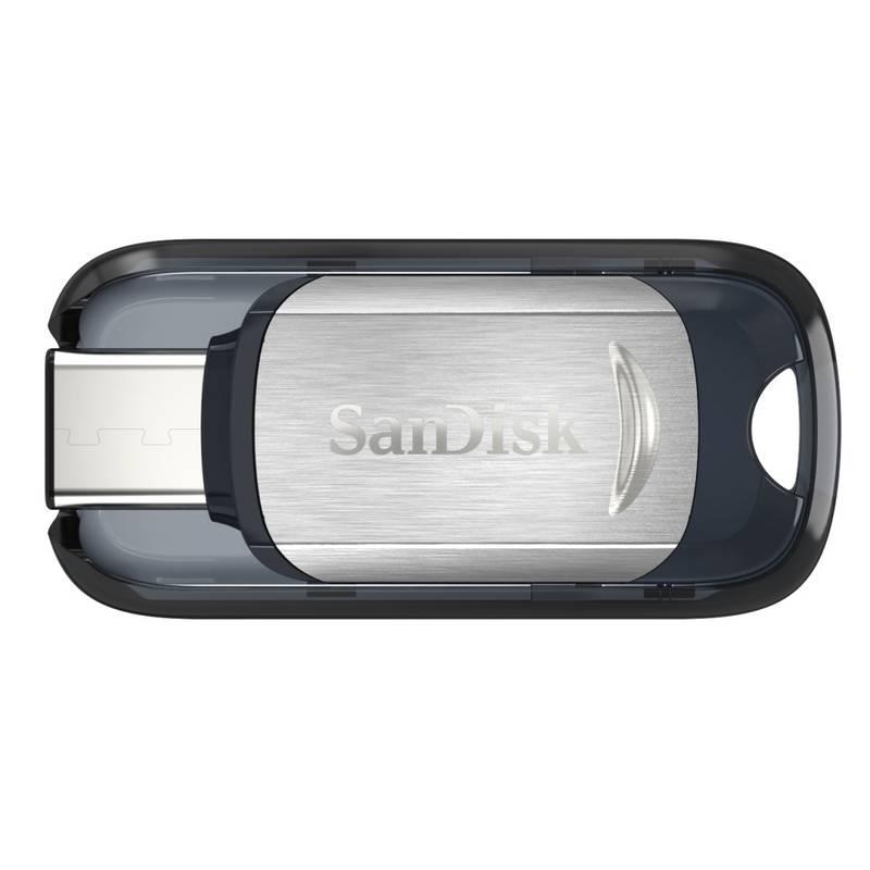 USB Flash Sandisk Ultra 128GB černý stříbrný