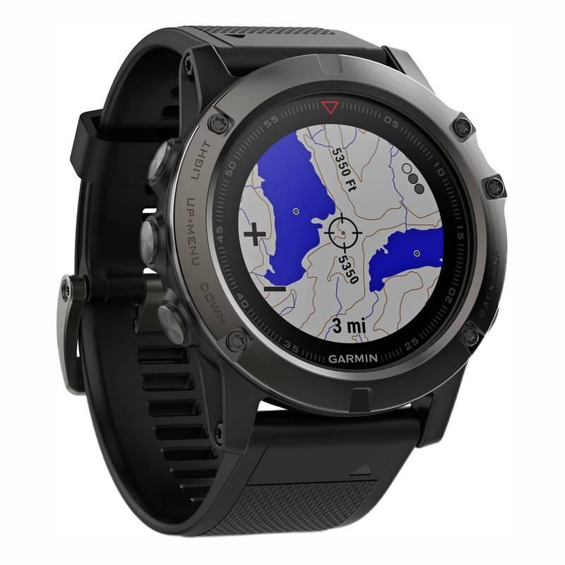 GPS hodinky Garmin Fenix5X Saphire Gray Optic černé, GPS, hodinky, Garmin, Fenix5X, Saphire, Gray, Optic, černé