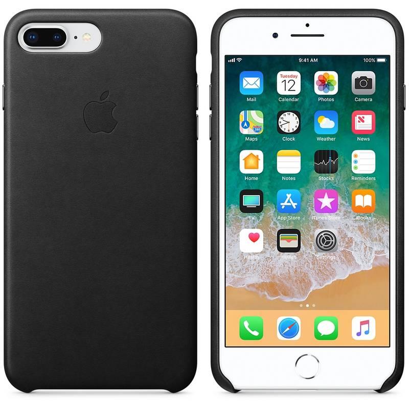 Kryt na mobil Apple Leather Case pro iPhone 8 Plus 7 Plus černý, Kryt, na, mobil, Apple, Leather, Case, pro, iPhone, 8, Plus, 7, Plus, černý