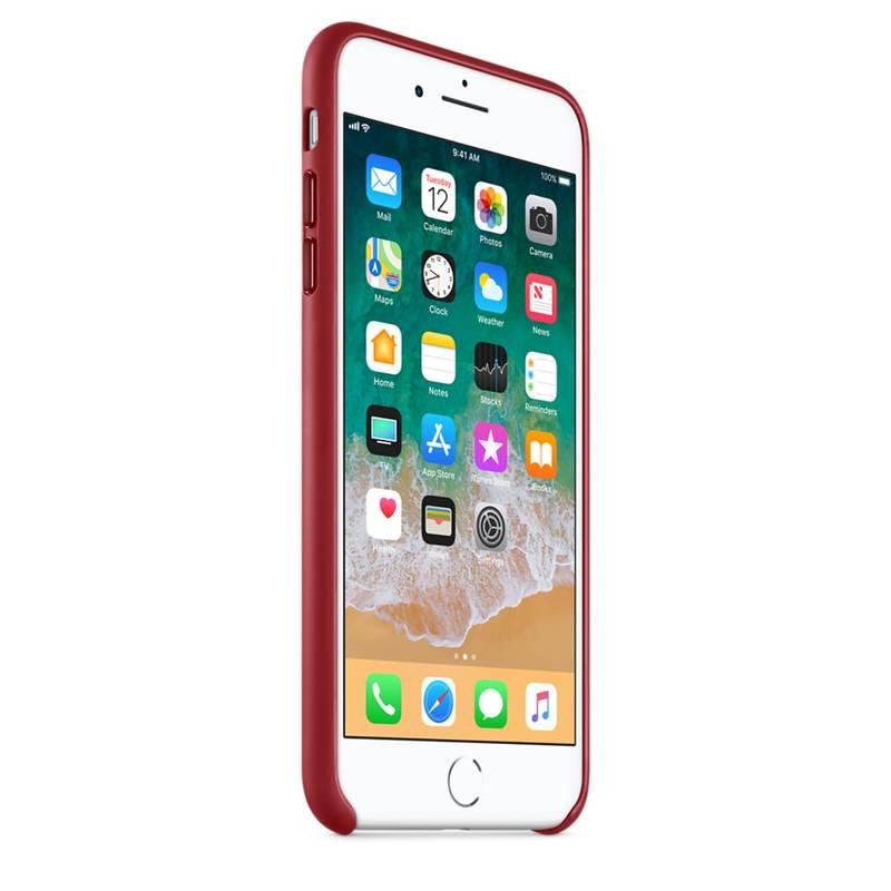 Kryt na mobil Apple Leather Case pro iPhone 8 Plus 7 Plus RED červený, Kryt, na, mobil, Apple, Leather, Case, pro, iPhone, 8, Plus, 7, Plus, RED, červený