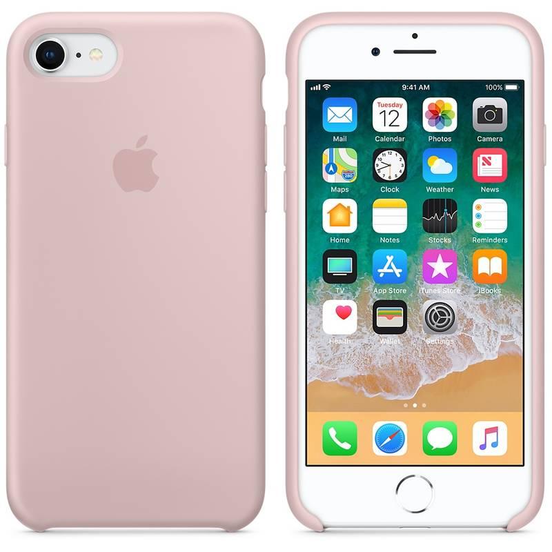 Kryt na mobil Apple Silicone Case pro iPhone 8 7 - pískově růžový, Kryt, na, mobil, Apple, Silicone, Case, pro, iPhone, 8, 7, pískově, růžový