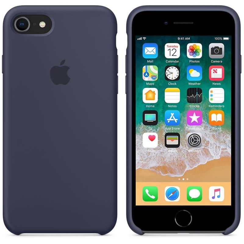 Kryt na mobil Apple Silicone Case pro iPhone 8 7 - půlnočně modrý, Kryt, na, mobil, Apple, Silicone, Case, pro, iPhone, 8, 7, půlnočně, modrý