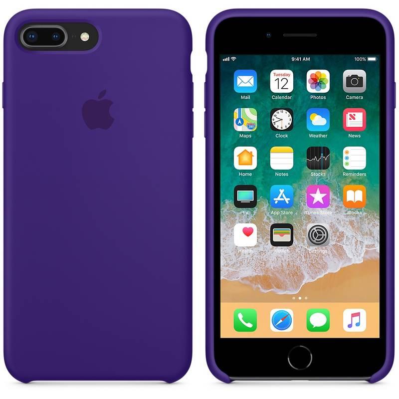 Kryt na mobil Apple Silicone Case pro iPhone 8 Plus 7 Plus fialový, Kryt, na, mobil, Apple, Silicone, Case, pro, iPhone, 8, Plus, 7, Plus, fialový