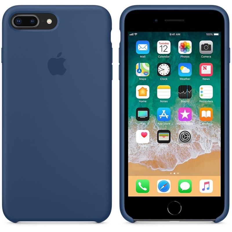 Kryt na mobil Apple Silicone Case pro iPhone 8 Plus 7 Plus - kobaltově modrý, Kryt, na, mobil, Apple, Silicone, Case, pro, iPhone, 8, Plus, 7, Plus, kobaltově, modrý