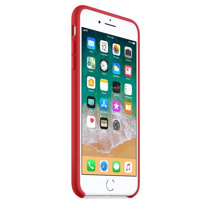 Kryt na mobil Apple Silicone Case pro iPhone 8 Plus 7 Plus RED červený, Kryt, na, mobil, Apple, Silicone, Case, pro, iPhone, 8, Plus, 7, Plus, RED, červený