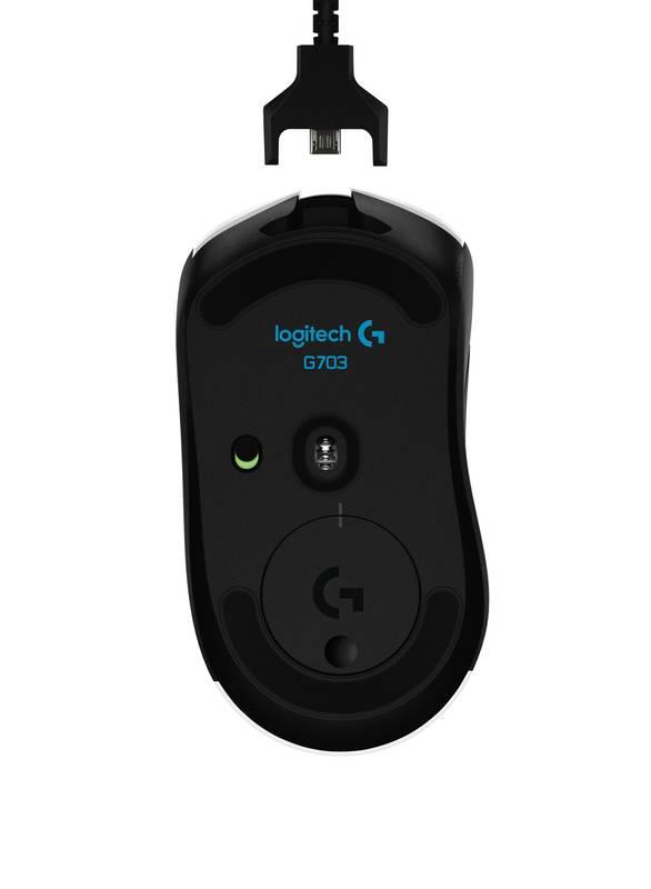 Myš Logitech Gaming G703 Wireless černá, Myš, Logitech, Gaming, G703, Wireless, černá
