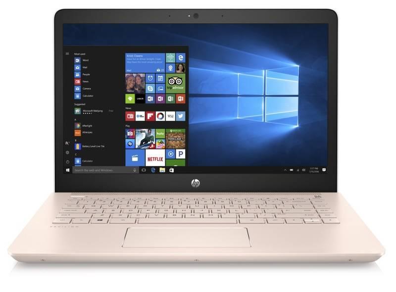 Notebook HP Pavilion 14-bk011nc stříbrný růžový