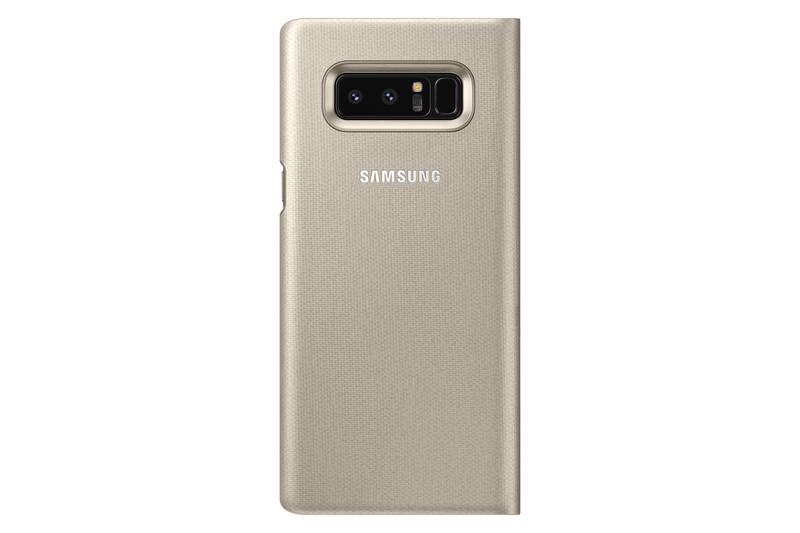 Pouzdro na mobil flipové Samsung LED View pro Galaxy Note 8 zlaté, Pouzdro, na, mobil, flipové, Samsung, LED, View, pro, Galaxy, Note, 8, zlaté