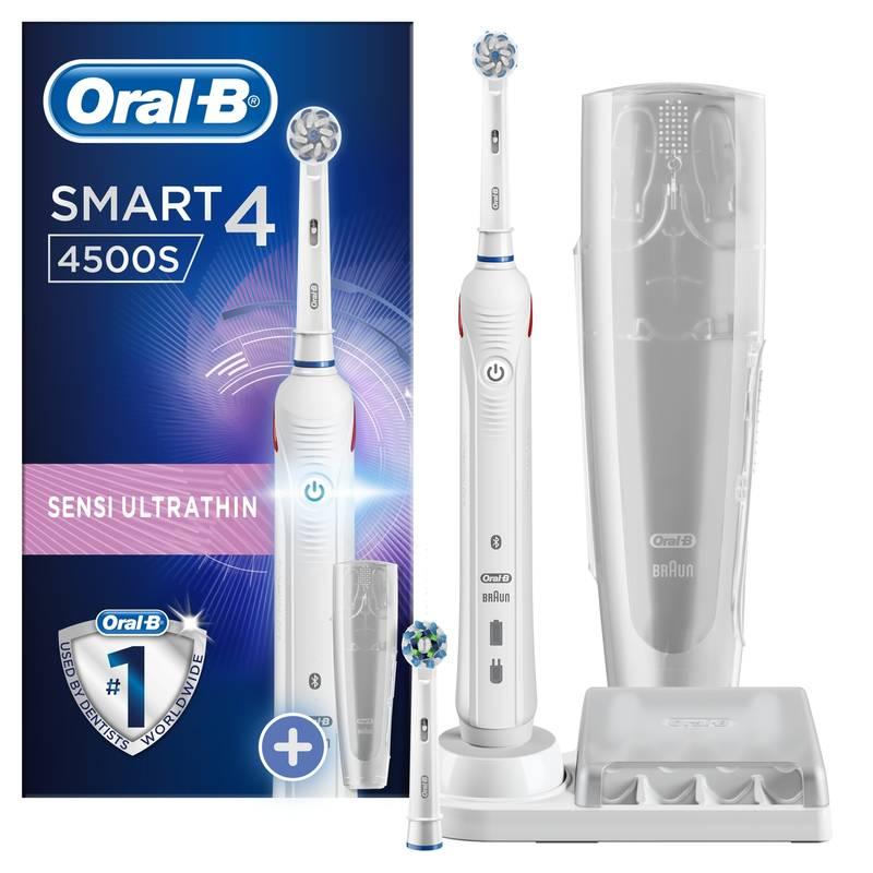 Zubní kartáček Oral-B Smart 4 4500S bílý