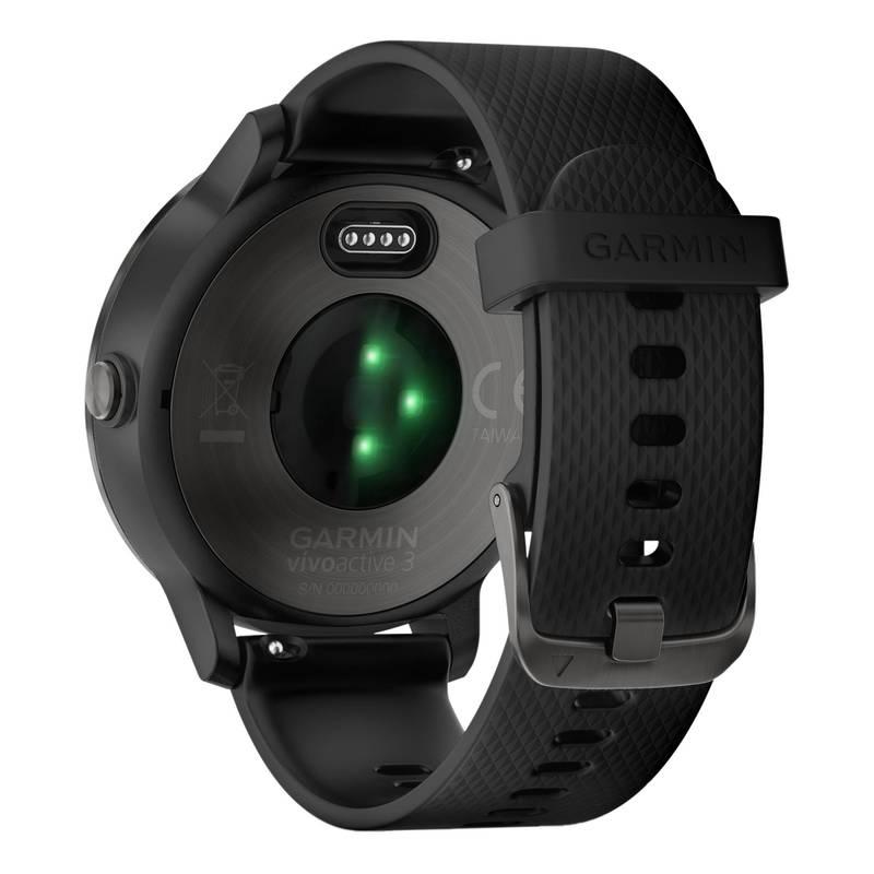 Chytré hodinky Garmin vívoActive3 Optic černé šedé