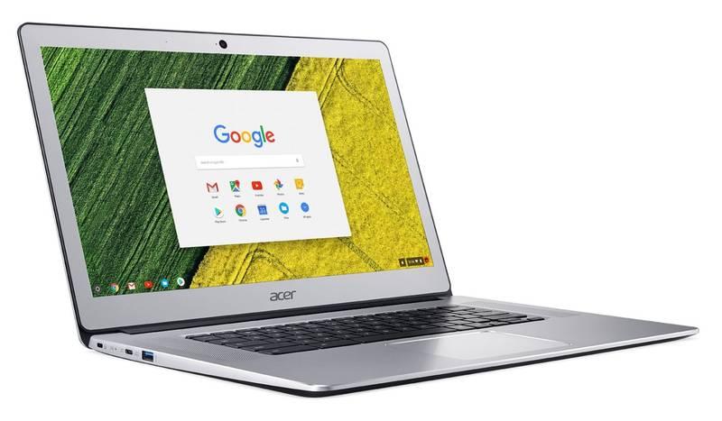 Notebook Acer Chromebook 15 stříbrný