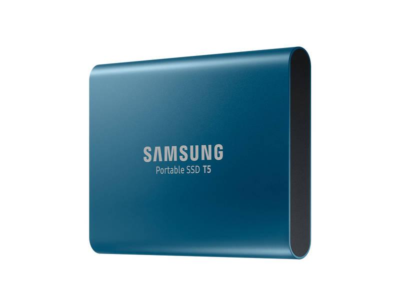 SSD externí Samsung T5 250GB modrý, SSD, externí, Samsung, T5, 250GB, modrý