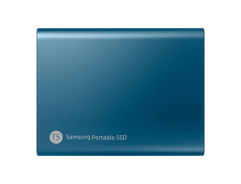 SSD externí Samsung T5 250GB modrý, SSD, externí, Samsung, T5, 250GB, modrý