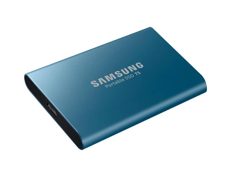 SSD externí Samsung T5 250GB modrý