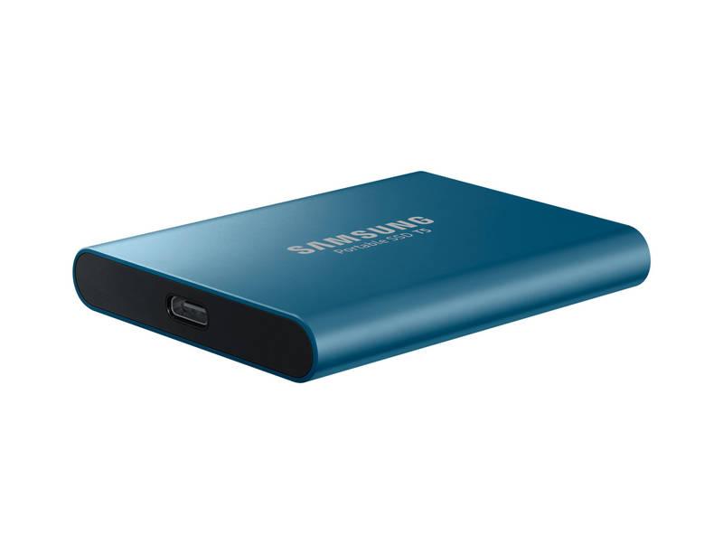 SSD externí Samsung T5 250GB modrý, SSD, externí, Samsung, T5, 250GB, modrý