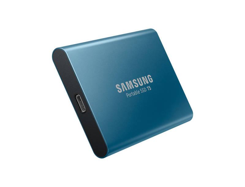 SSD externí Samsung T5 250GB modrý, SSD, externí, Samsung, T5, 250GB, modrý