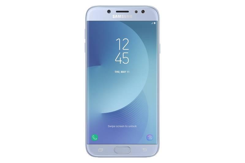Mobilní telefon Samsung Galaxy J7 stříbrný, Mobilní, telefon, Samsung, Galaxy, J7, stříbrný