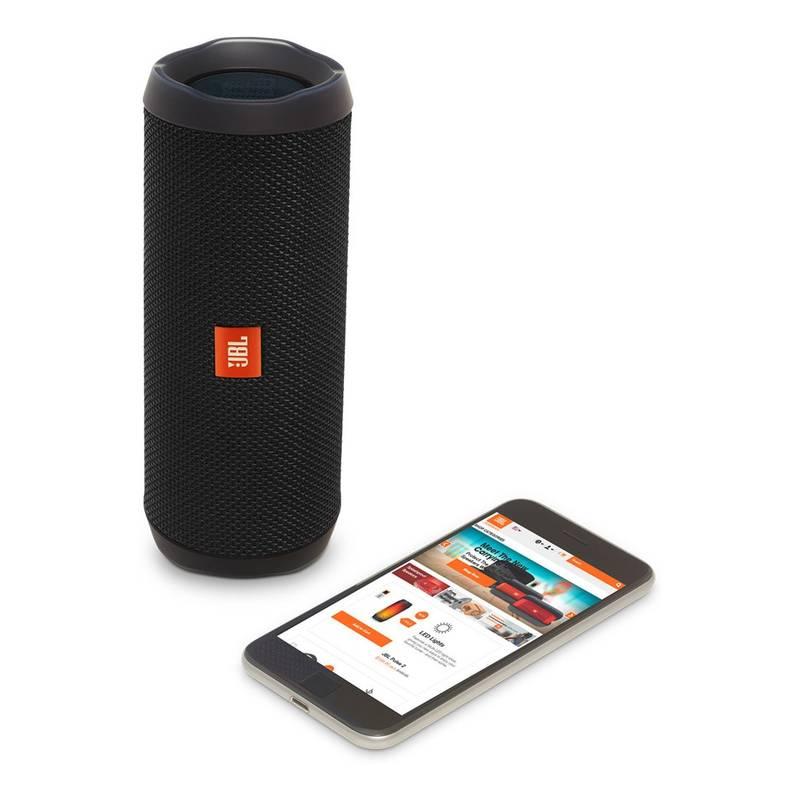 Přenosný reproduktor JBL FLIP4 černý, Přenosný, reproduktor, JBL, FLIP4, černý