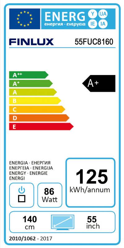 Televize Finlux 55FUC8160 černá