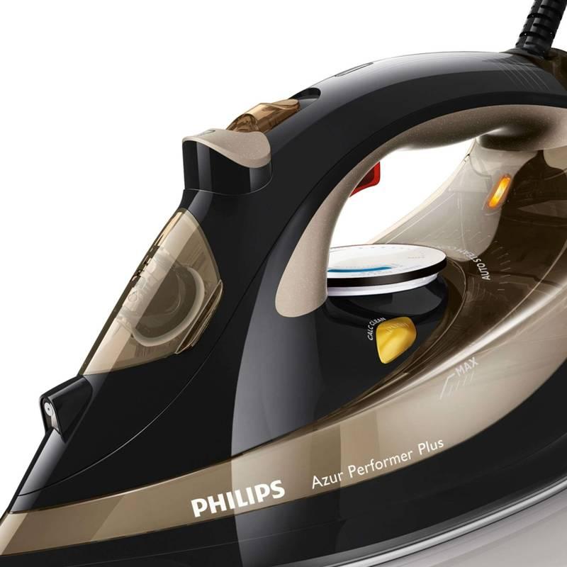 Žehlička Philips Azur Performer Plus GC4527 00 černá zlatá, Žehlička, Philips, Azur, Performer, Plus, GC4527, 00, černá, zlatá