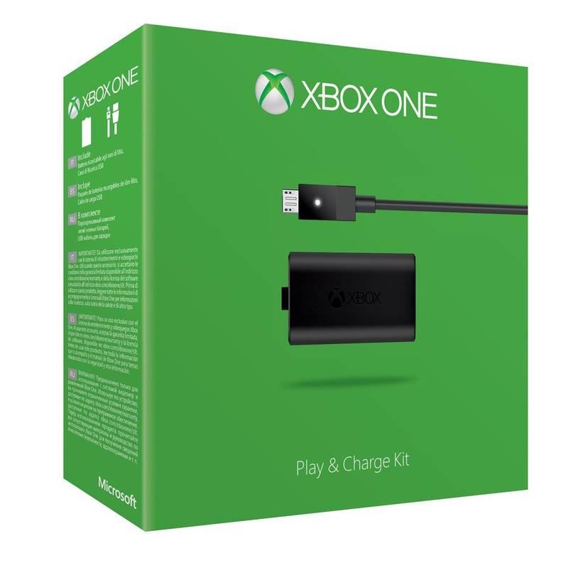 Adaptér Microsoft Xbox One Play & Charge Kit, Adaptér, Microsoft, Xbox, One, Play, &, Charge, Kit