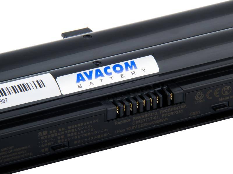 Baterie Avacom pro Fujitsu Siemens LifeBook AH532 A532 Li-Ion 10,8V 5200mAh, Baterie, Avacom, pro, Fujitsu, Siemens, LifeBook, AH532, A532, Li-Ion, 10,8V, 5200mAh