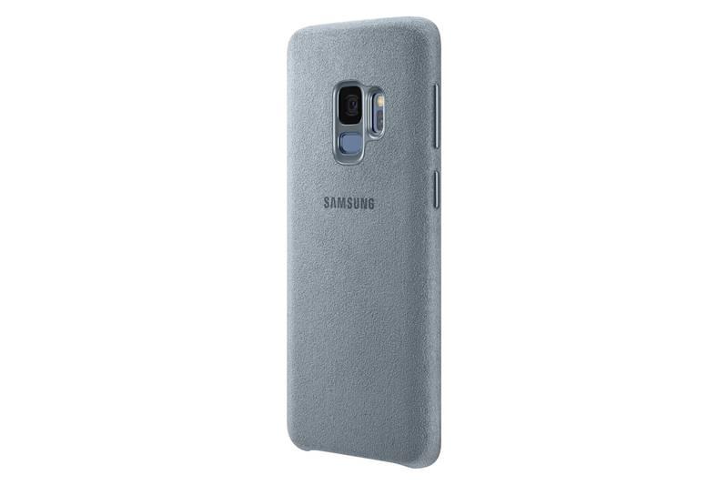 Kryt na mobil Samsung Alcantara pro Galaxy S9 - mint
