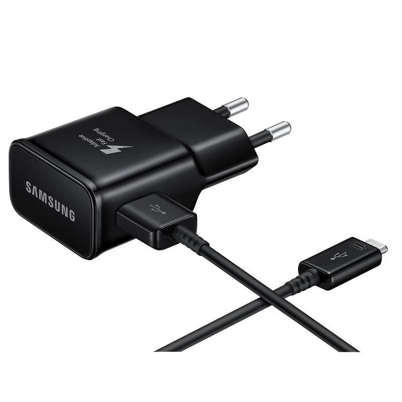 Nabíječka do sítě Samsung EP-TA20EBE, 1x USB, 2A s funkcí rychlonabíjení USB-C kabel černá