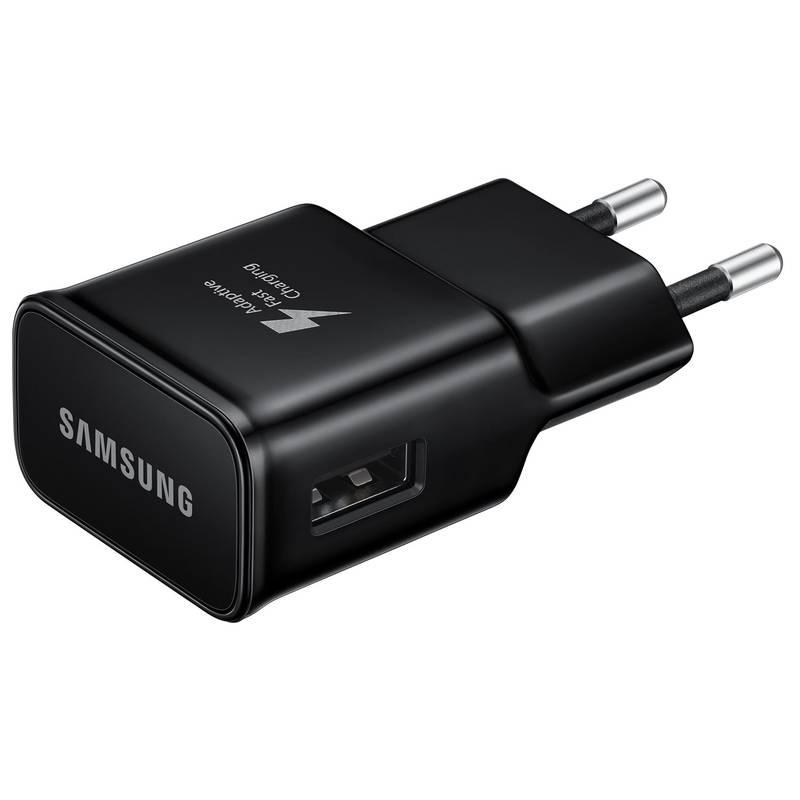 Nabíječka do sítě Samsung EP-TA20EBE, 1x USB, 2A s funkcí rychlonabíjení USB-C kabel černá