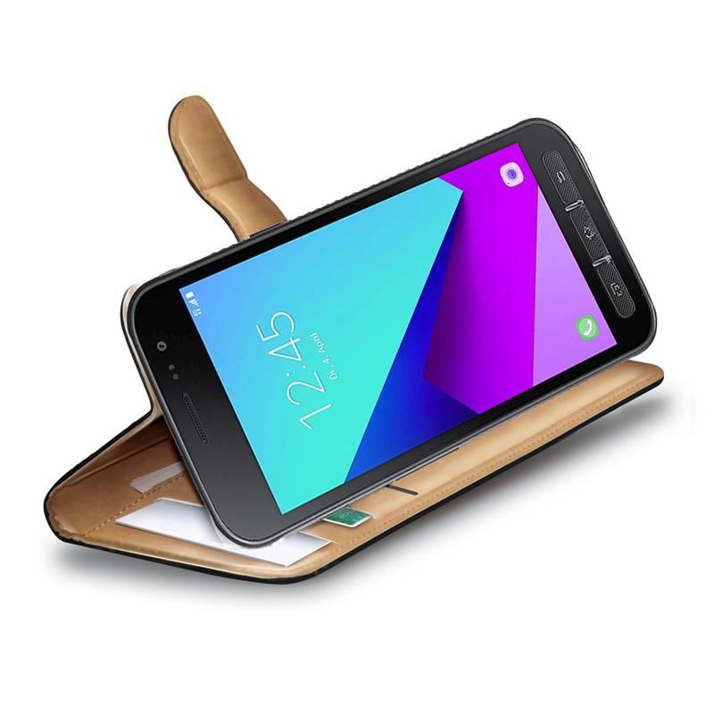 Pouzdro na mobil flipové Celly Wally pro Samsung Galaxy Xcover 4 černé