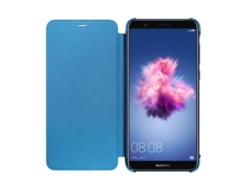 Pouzdro na mobil flipové Huawei Original Folio pro P Smart modré