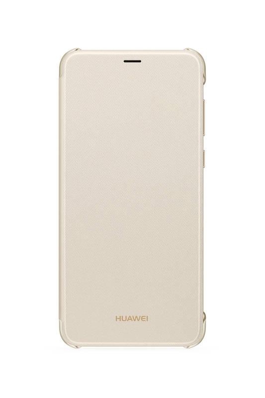 Pouzdro na mobil flipové Huawei Original Folio pro P Smart zlaté