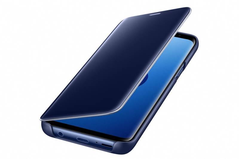 Pouzdro na mobil flipové Samsung Clear View pro Galaxy S9 modré