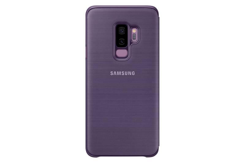 Pouzdro na mobil flipové Samsung LED View pro Galaxy S9 fialové