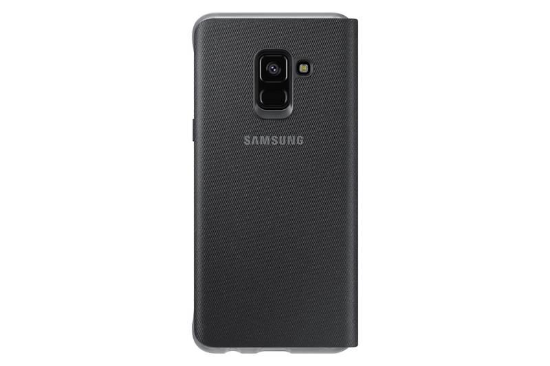 Pouzdro na mobil flipové Samsung Neon flip pro Galaxy A8 2018 černé