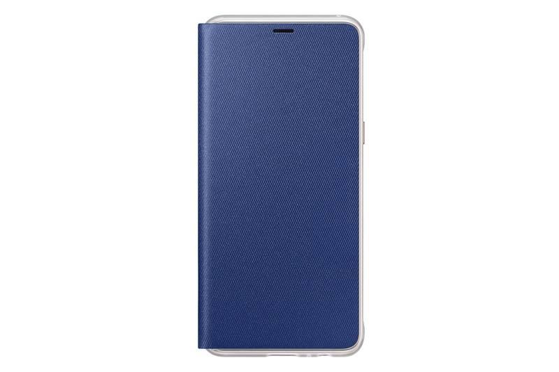 Pouzdro na mobil flipové Samsung Neon flip pro Galaxy A8 2018 modré