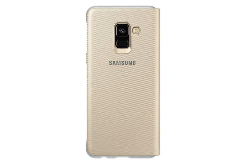 Pouzdro na mobil flipové Samsung Neon flip pro Galaxy A8 2018 zlaté, Pouzdro, na, mobil, flipové, Samsung, Neon, flip, pro, Galaxy, A8, 2018, zlaté