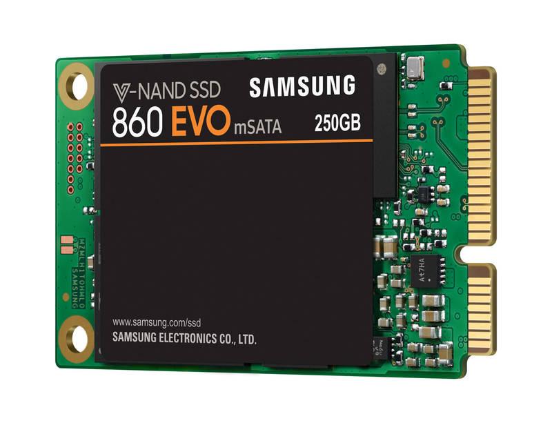 SSD Samsung EVO 860 250GB mSATA černý, SSD, Samsung, EVO, 860, 250GB, mSATA, černý